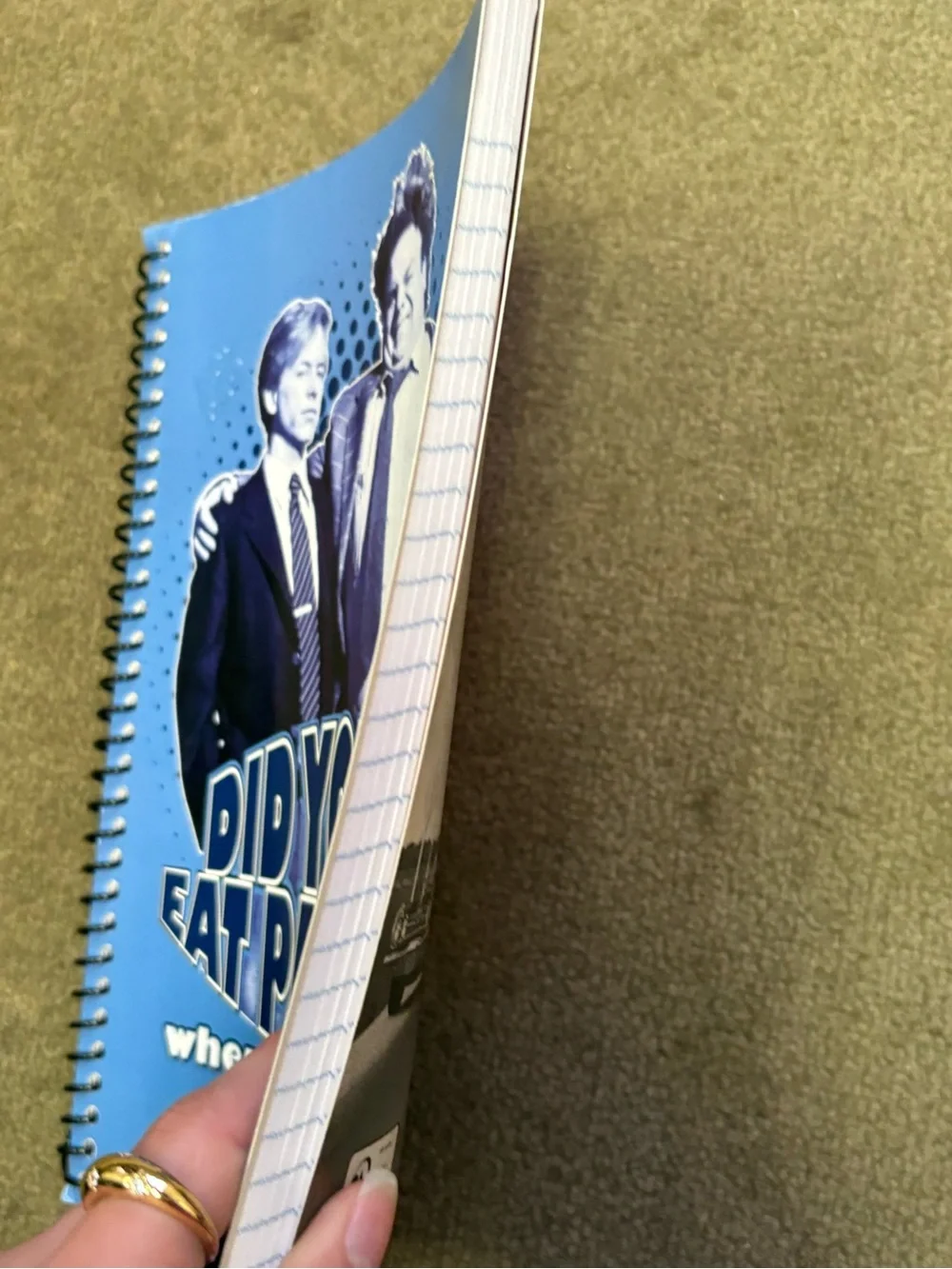 Tommy Boy Movie Paint Chips Notebook Chris Farley